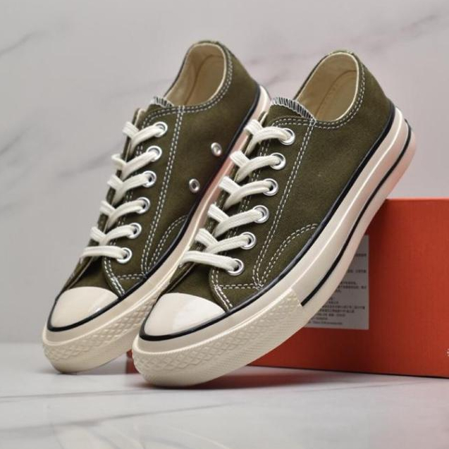 SEPATU CONVERSE CHUCK TAYLOR ALL STAR 70s OX LOW GREEN FIELD SURPLUS 162060C SIZE: 36/37/38/39/40/41