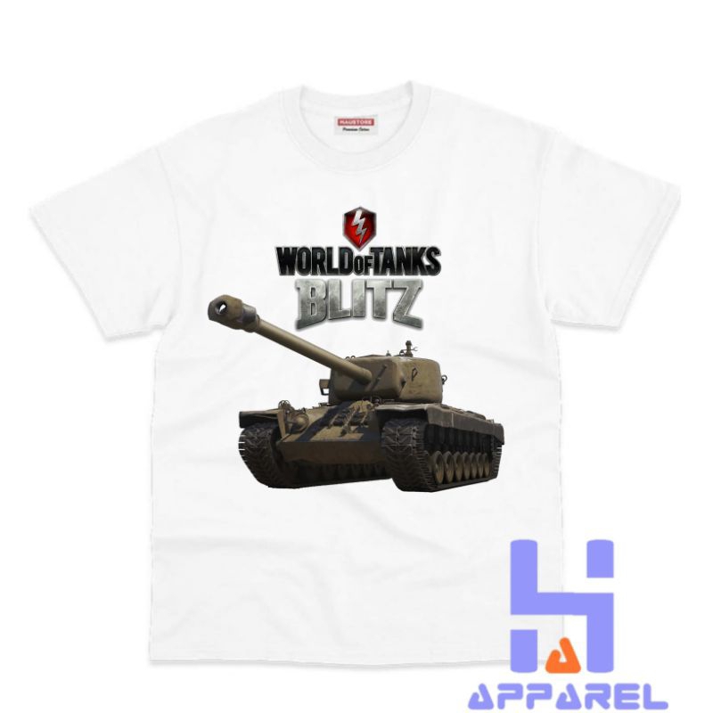 BAJU ANAK KAOS ANAK GAMBAR MOTIF WORLD OF TANKS BLITZ