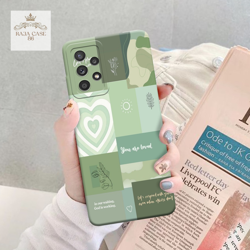 Softcase Samsung Galaxy A32 - rajacase - Casing  Samsung Galaxy A32 - Motif case aesthetic - Samsung