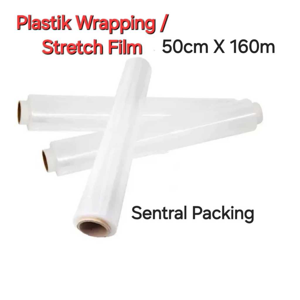 HARGA DAMAI PLASTIK WRAPPING - STRETCH FILM 50cm X 160m