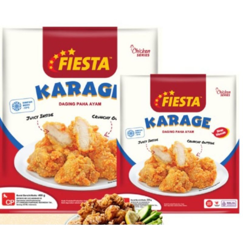 

Fiesta chicken karage 200gr | daging paha ayam | frozen food