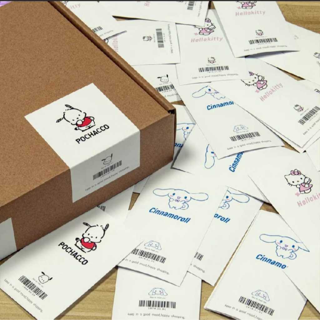 

[DZ] PKG12 - Stiker Segel Box / Seal Label Packaging / Sticker Hampers Sanrio