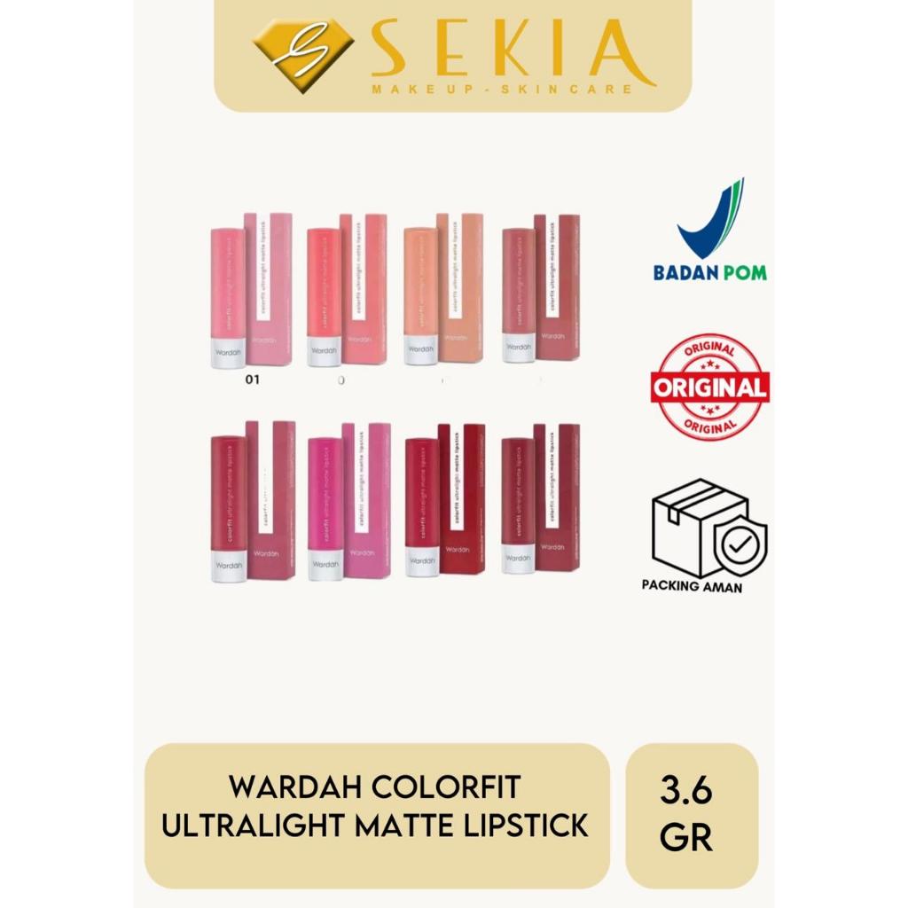 WARDAH COLORFIT ULTRALIGHT MATTE LIPSTICK/ WARDAH LIPSTICK TERBARU/ MATTE LIPSTICK/ LIPSTICK