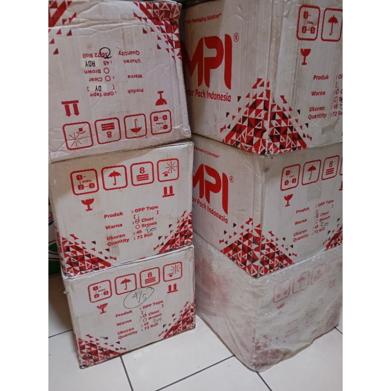 

Lakban Jumbo 1DUS Bening 300 YARD | Lakban Murah Merk MPI Ekonomis | Lakban Jumbo untuk Packing | Toko Lakban Pati