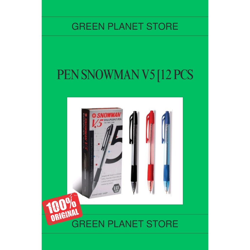 

Pen Snowman V5 [12 pcs