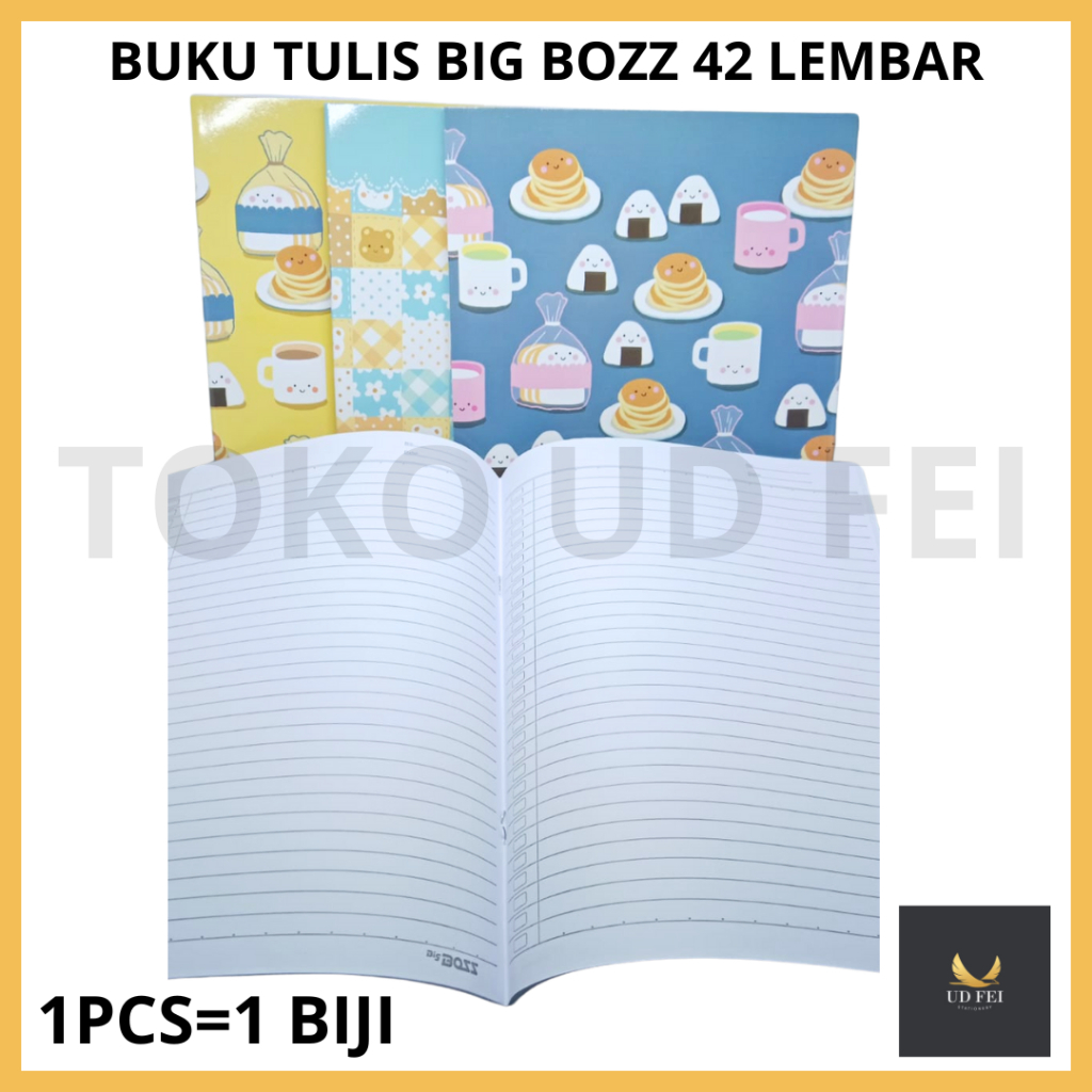 

(1 PCS=1 BIJI) Buku Tulis BIGBOZZ/ Buku Tulis BOXY/ Buku Tulis Panjang/ Buku Tulis 42 lembar