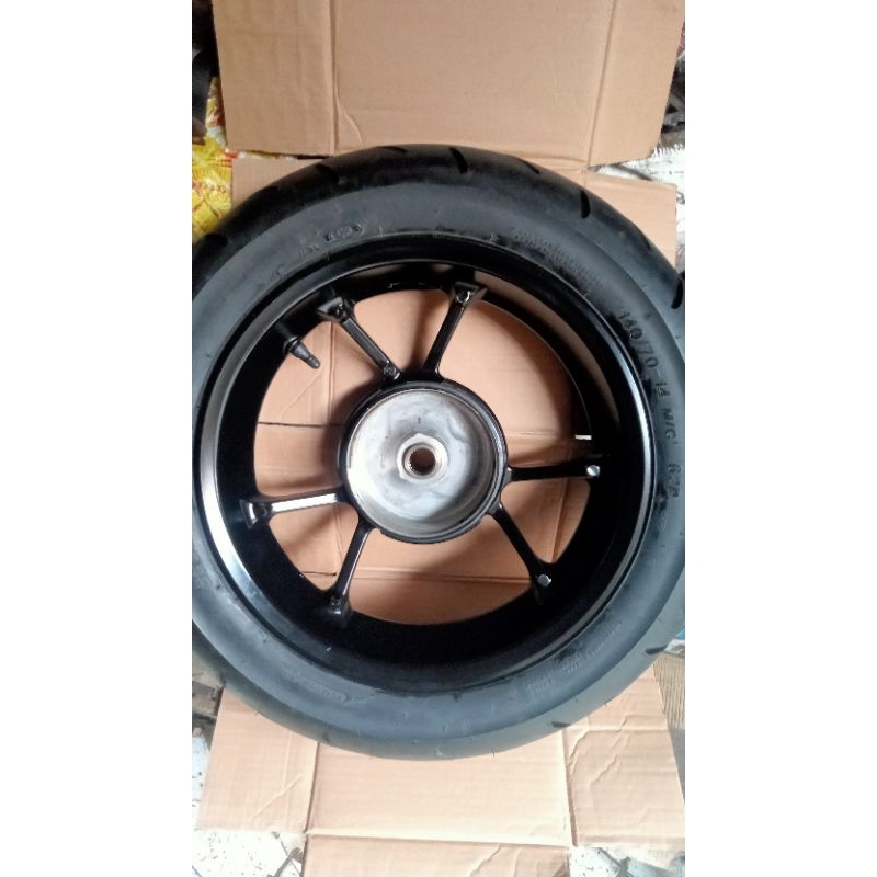 VELEG AEROX 155 COPOTAN ORIGINAL SET BAN belakang aja