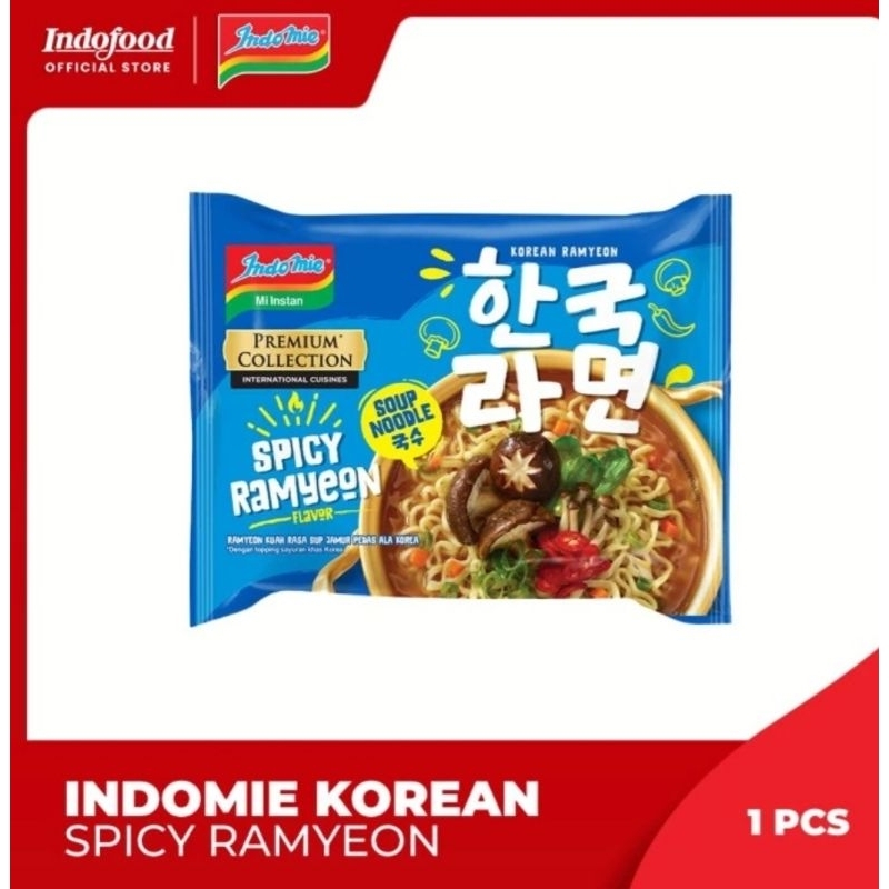 

Indomie Korean Spicy Ramyeon 83g Ramyeon Rasa Sup Jamur Pedas