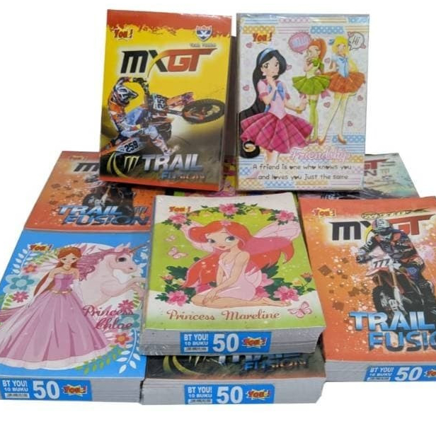 

1 PAK / 10 Buku Tulis YOU 50 Lembar