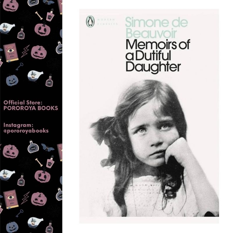 100% ORI Autobiografi Simone de Beauvoir MEMOIRS OF A DUTIFUL DAUGHTER English Penguin Classics Impo