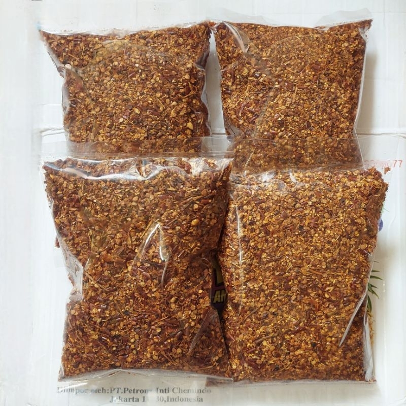 

Cabai Tabur Kasar 250gram Cabai Bubuk Kasar Chili Flake Bumbu Baso Aci Seblak Bumbu Chili Oil