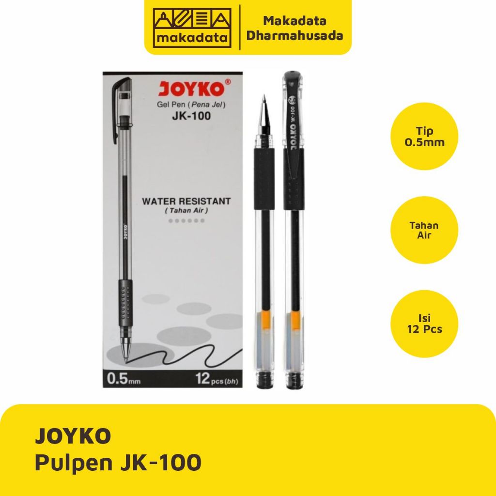 

BALLPOINT | BOLPEN | PULPEN JOYKO JK-100 0.5MM (1PAK)