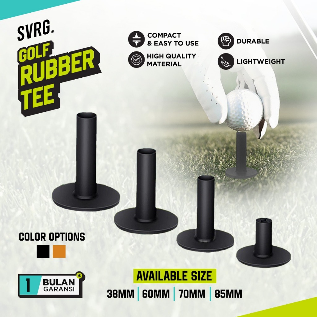 SVRG. Golf Rubber Tee Practice Tee Karet Tee Golf Driving