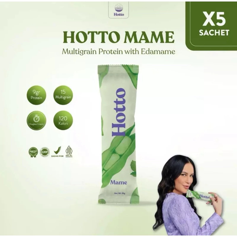 

Hotto Mame Protein Multigrain with EDAMAME @5 sachet