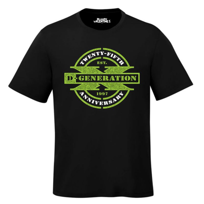 WWE DX D-Generation X 25th Anniversary est.1997 T-Shirt / Kaos Wrestling Murah WWE NXT IMPACT NJPW A