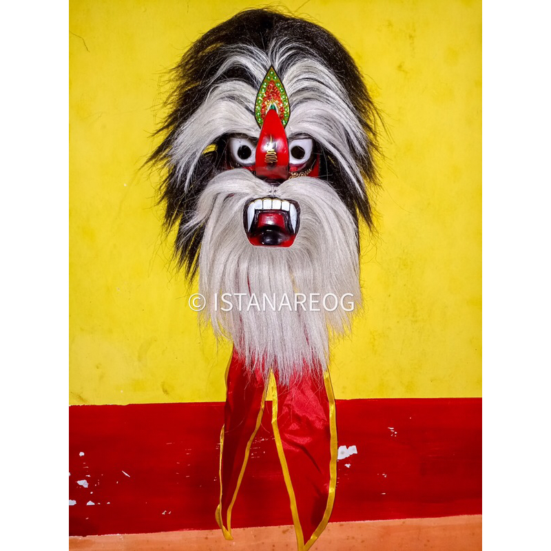 ganong jambul pendek / ganong murah / ganongan terbaru / bujang ganong / topeng ganong