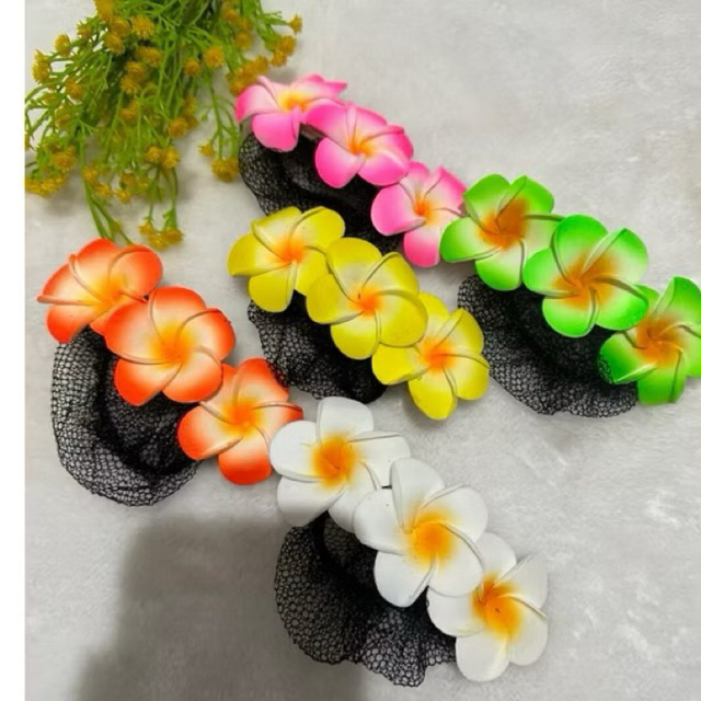 COD||JEMPIT HAIRNET ||JEPIT KAMBOJA BALI|| JEPIT BUNGA BALI