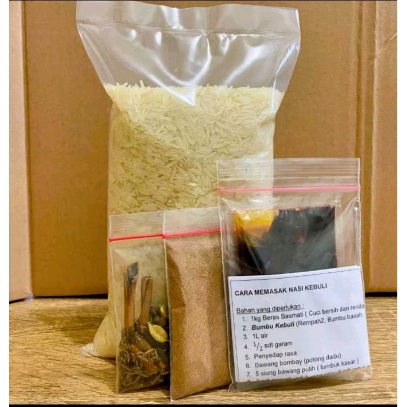 

Beras Basmati kebuli dan bumbu