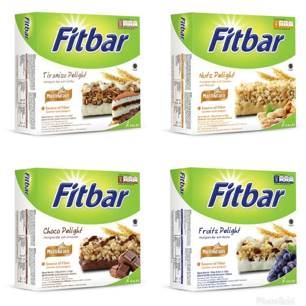 

Spesial disini Fitbar Cemilan Instan Untuk Diet 1 box isi 5pcs x 2 gram