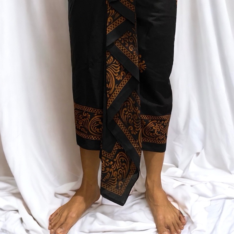 Sale Sekarang Kamen batik setengah jadi dan Udeng Kamen pria bali  kain kancut dewasa setengah jadi 