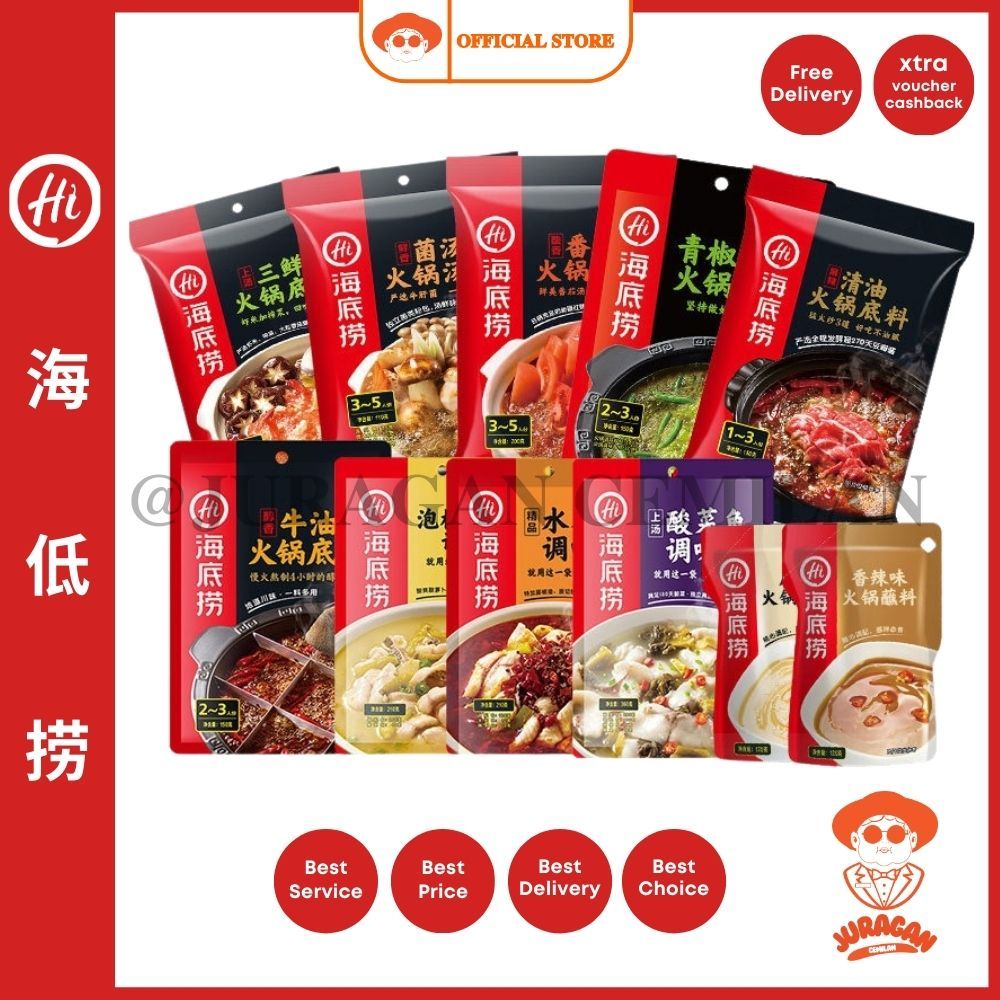 

Bumbu Haidilao Hotpot Instant JURAGAN / Bumbu Shabu Shabu Haidilao Bumbu Instant Hotpot Aneka Rasa