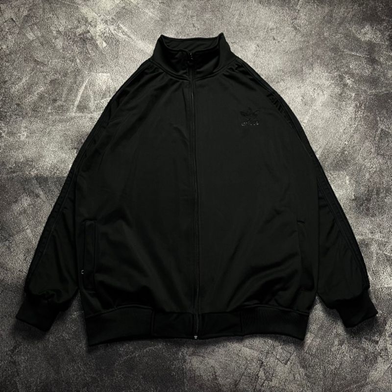 Tracktop Jaket Adidas Firebird Full Black