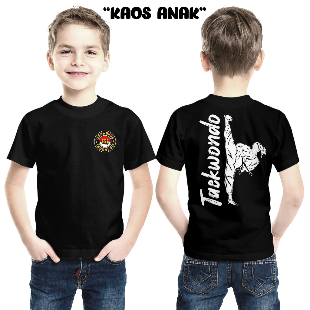 Kaos Taekwondo  Kaos Anak  fashion Tearu Baju Taekwondo
