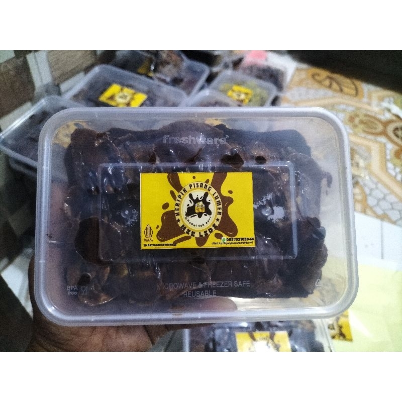 

keripik pisang coklat*keripik pisang lumer