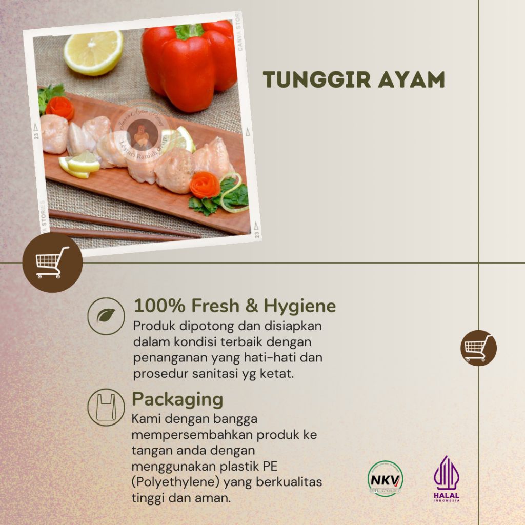 

Tunggir Ayam Fresh 1kg