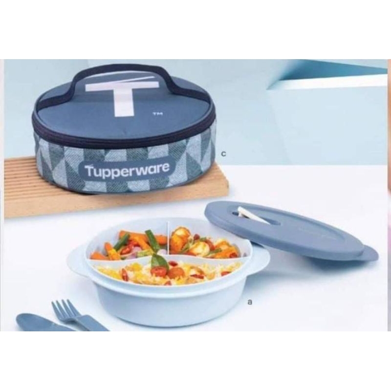 Tupperware Cwl Denim | Set tempat bekal makan