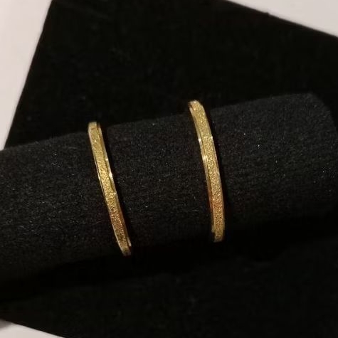 CINCIN COUPLE CINCIN TUNANGAN CINCIN PASANGAN CINCIN NIKAH (BELI 1 SET 2PCS CINCIN)