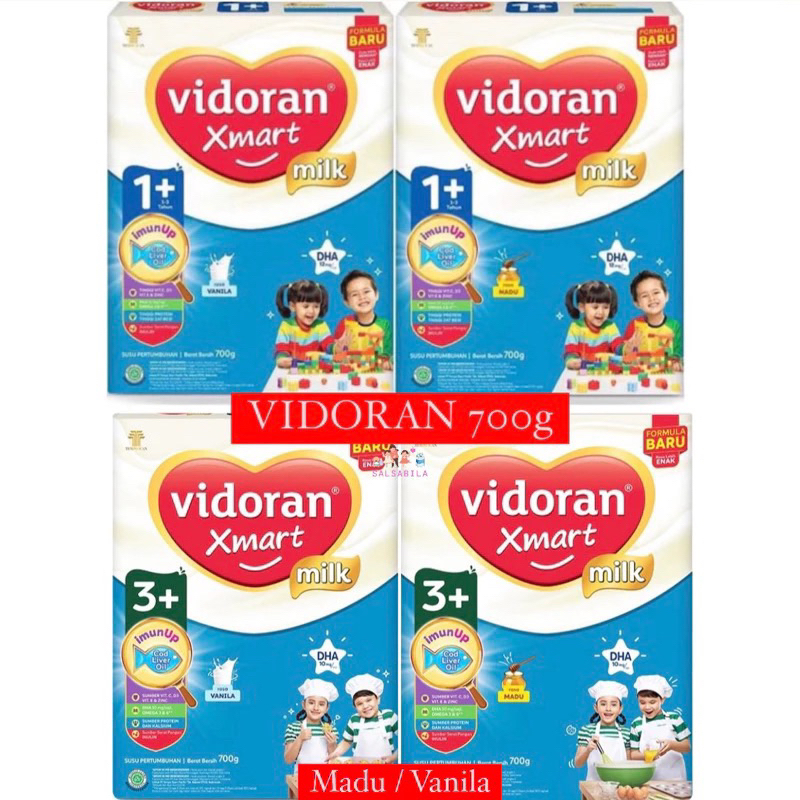 

Susu Vidoran Xmart (700gr & 925gr) untuk 1+ & 3+