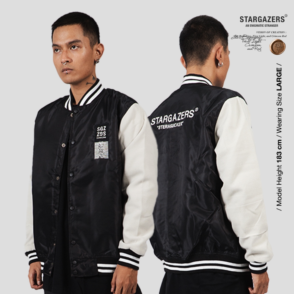 Stargazers Arcane Varsity Jacket Black