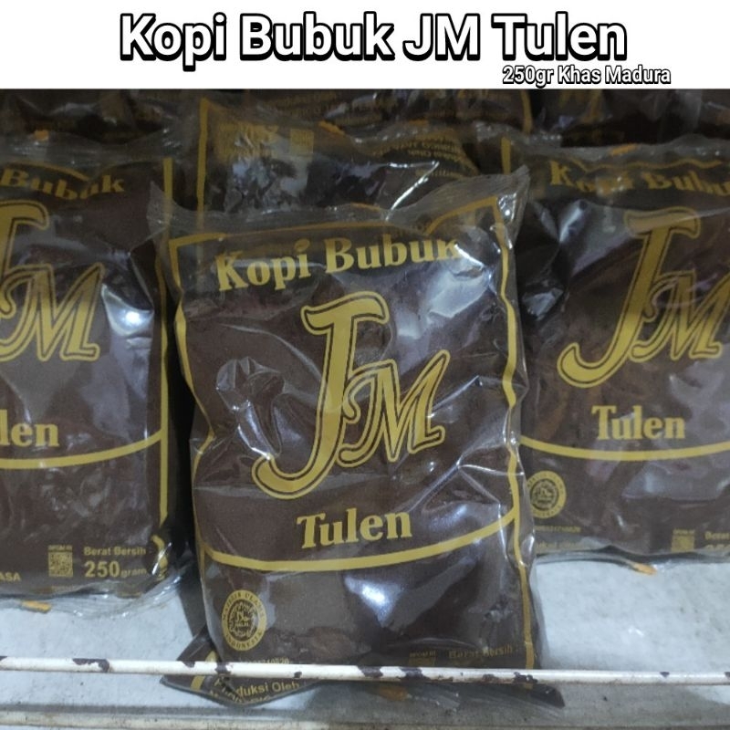 

KOPI BUBUK JM Khas Madura//KOPI BUBUK HITAM NIKMAT TIADA DUSTA