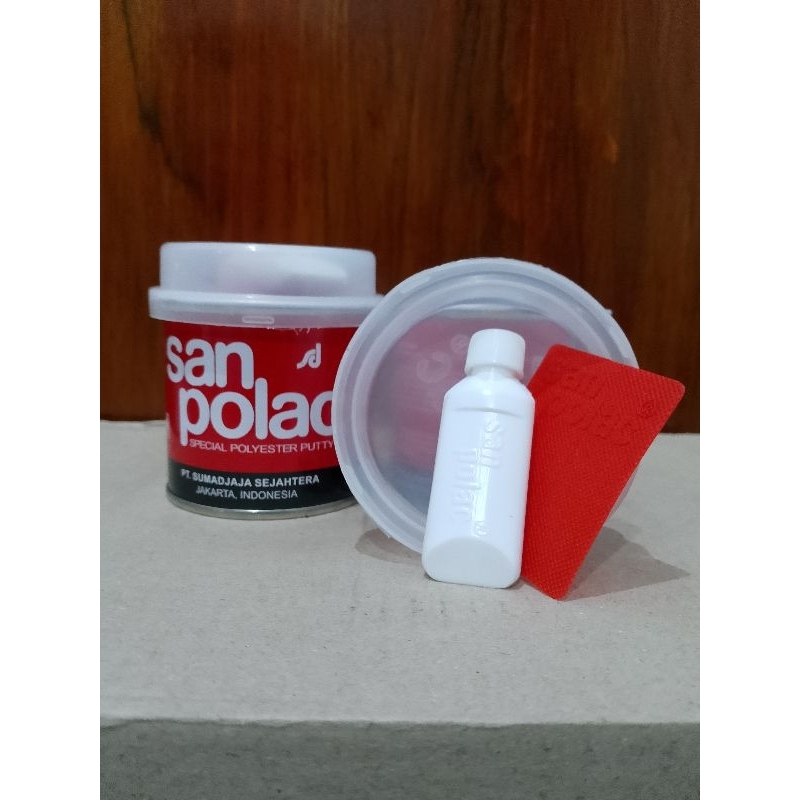 Dempul SANPOLAC/Dempul Besi/Kayu/Mobil 250g SANPOLAC Dempul