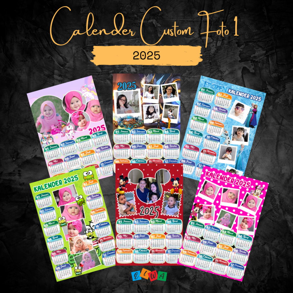 

Cetak Kalender 2025 Custom Foto Kalender Custom Foto Bebas Part 1
