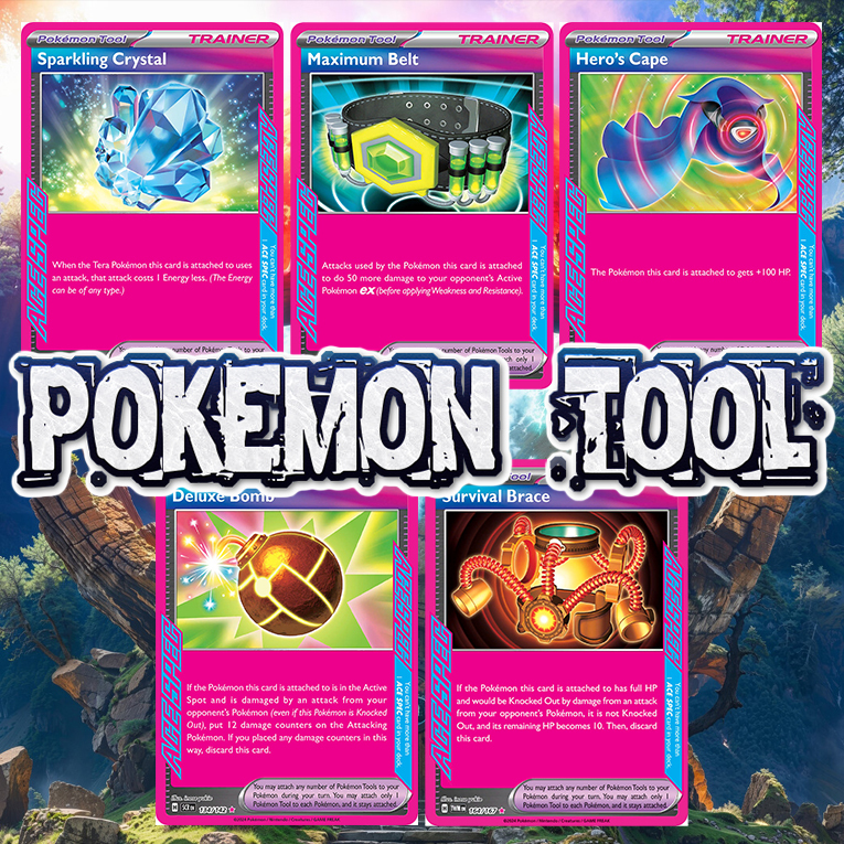 KARTU POKEMON TCG HOLOGRAM ENGLISH VERSION - ACE SPEC POKEMON TOOL