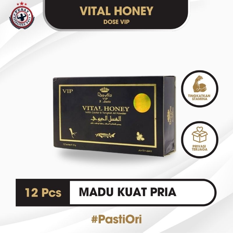 

Vital Honey Dose Madu Arab Vip Original Isi 12 Sachet
