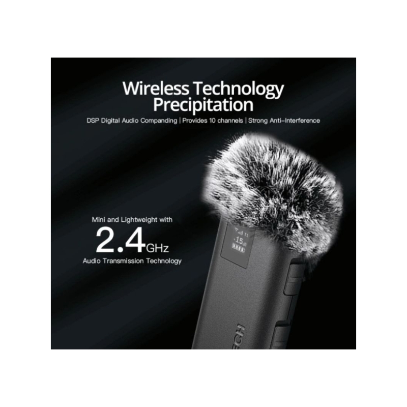 SOUNDTECH GO2+ Wireless Microphone
