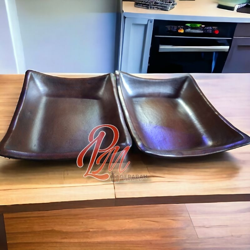 Piring Saji Tanah Liat, Piring Saji Prasmanan tanah liat, gerabah tanah liat