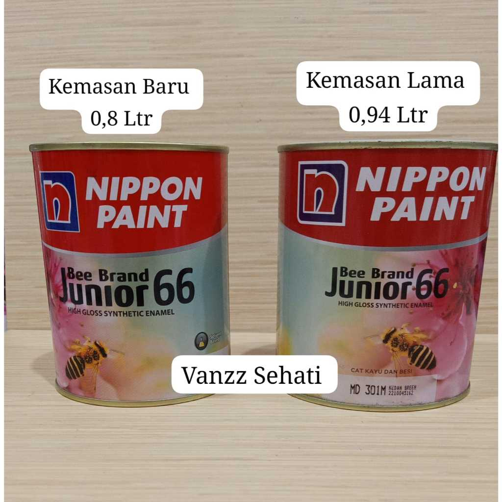 NIPPON PAINT BEE BRAND JUNIOR 66 / Cat Kayu, Besi, Kusen