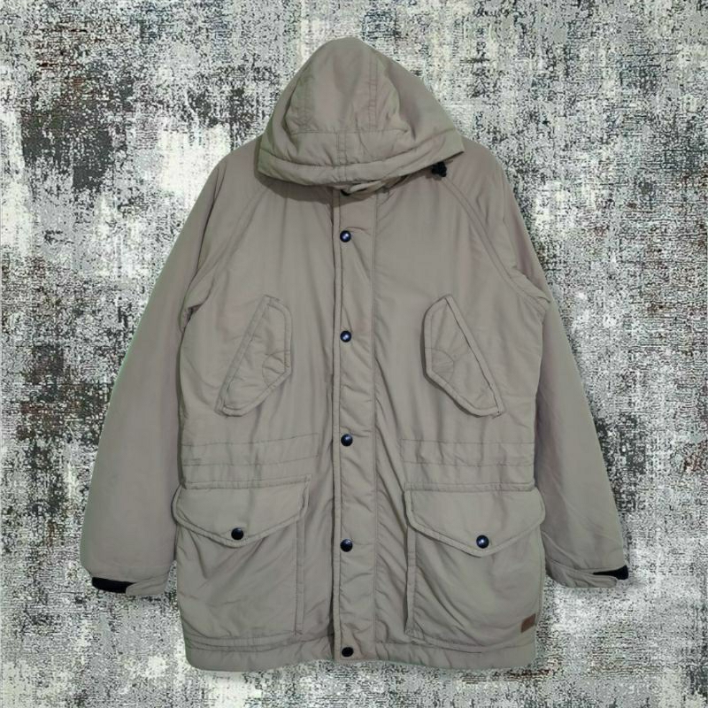 Jaket Musim Dingin Parka Spao Regirment Coklat Susu