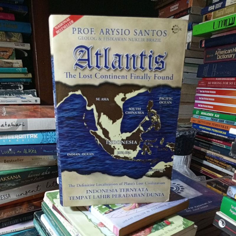 buku original ATLANTIS, THE LOST CONTINENT FINALLY FOUND, Indonesia Ternyata Tempat Lahir Peradaban 