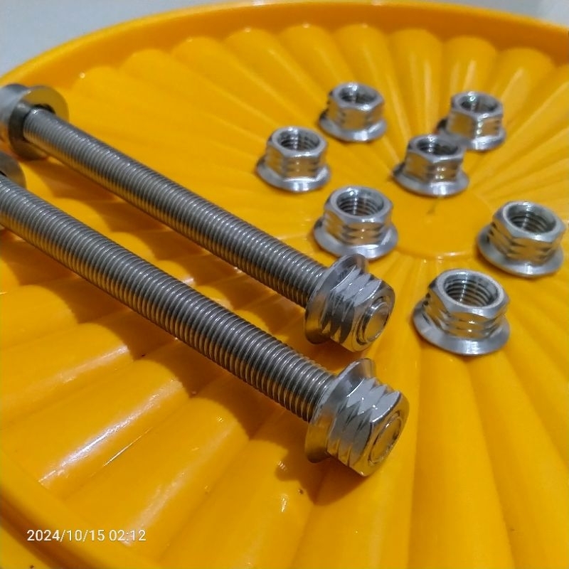mur 14 stainliss mur M10 stainless custom heng (drat halus)