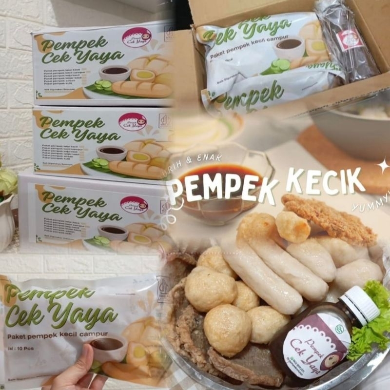 

pempek ikan frozen kecik cek yaya / empek empek frosen