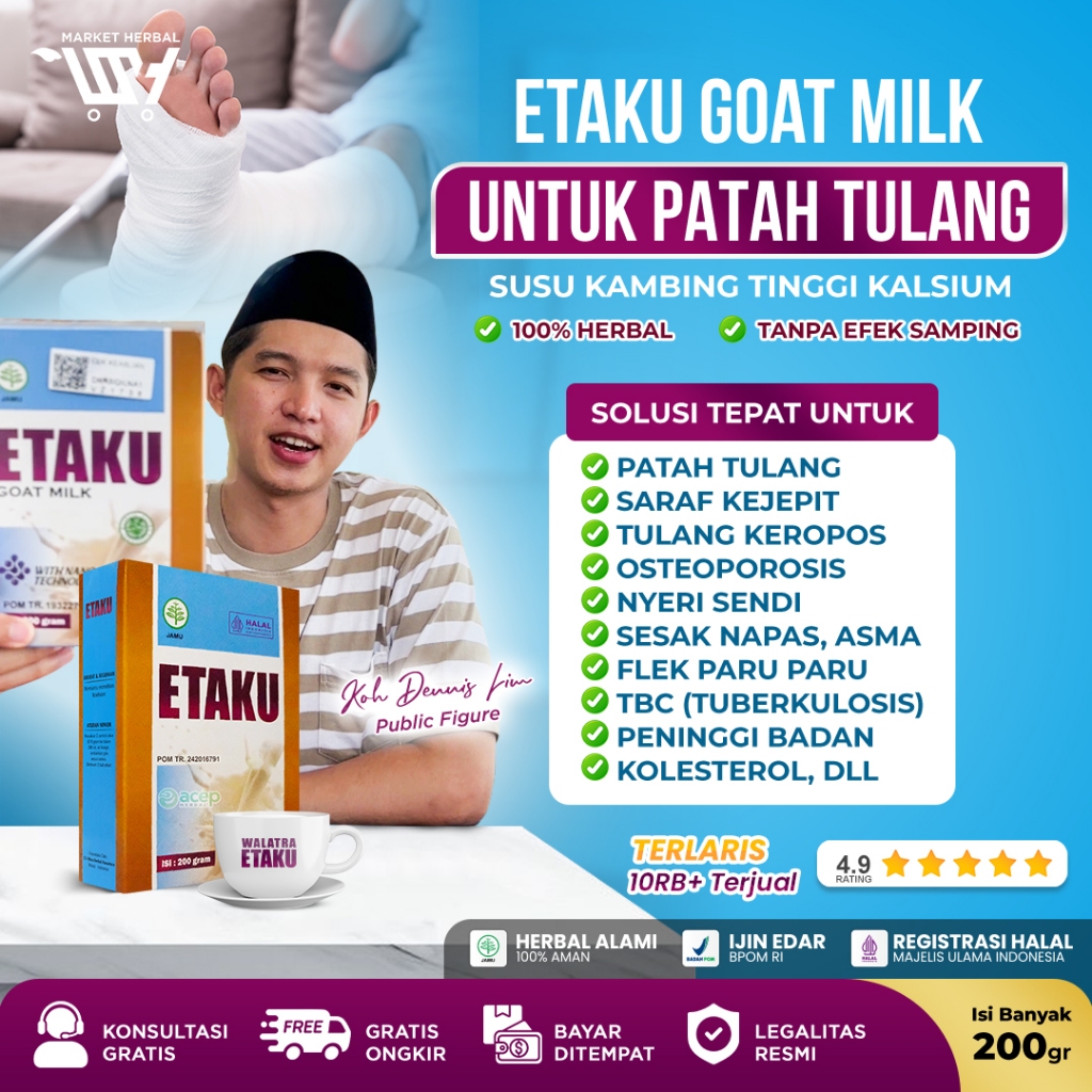 

Susu Etaku Untuk Patah Tulang Susu Kalsium Tulang Penambah Nutrisi Tulang Dan Memperkuat Sendi Tulang Obat Radang Sendi Tulang Keropos Osteoporosis Obat Nyeri Sendi Lutut Nyeri Otot Dan Urat Dan Tulang Saraf Kejepit Susu Kambing Etawa Etaku Goat Milk