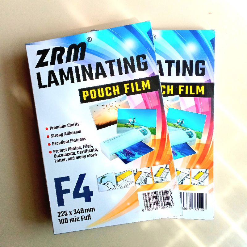 

Plastik Laminating Laminating Pouch Film ZRM F4 ( Pak ) [ Original ]
