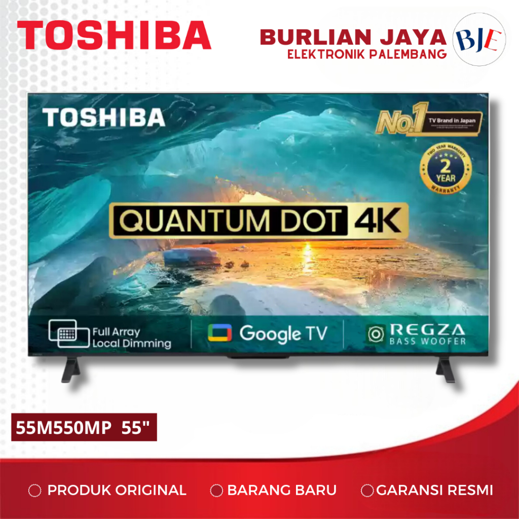 TV TOSHIBA 55 INCH 55M550MP SMART TV LED TV GOOGLE TV 55" PALEMBANG