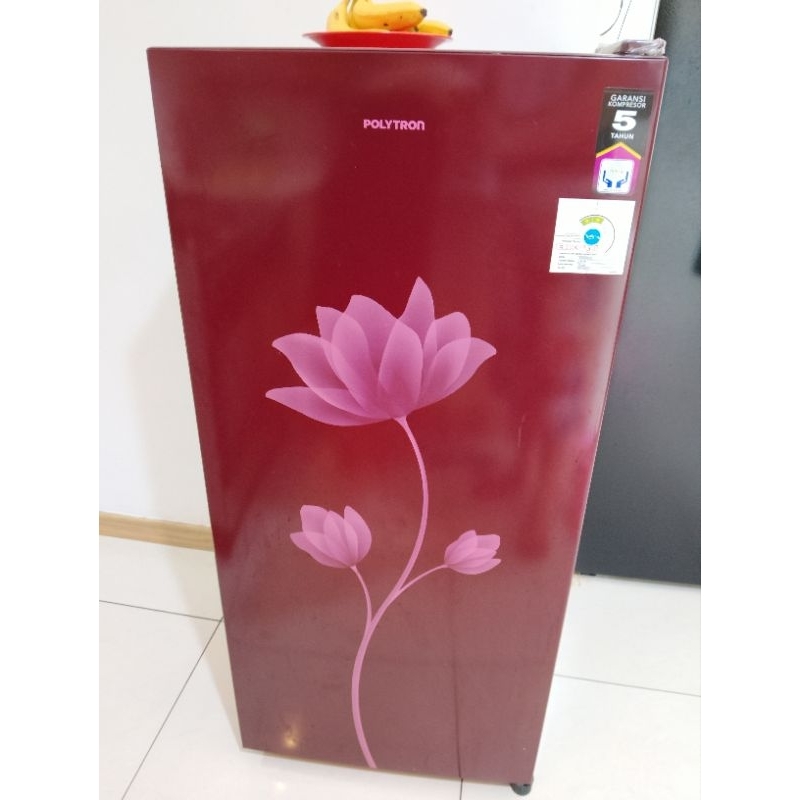KULKAS POLYTRON 150LITER 70 WATT - 1 PINTU BEKAS