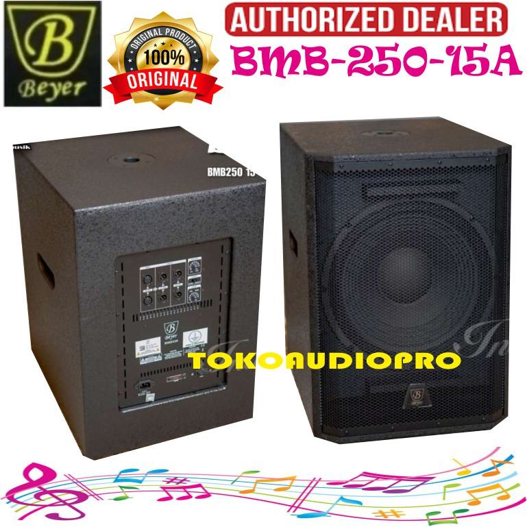 Sub Beyer BMB250-15A Subwoofer Aktif 15 Inch 800 Watt BMB-250-15A
